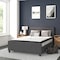 Flash Furniture Full Size Dk Gray Fabric Platform Bed & Mattress HG-BM10-30-GG - alternate 1
